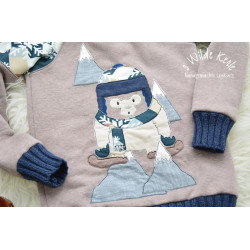 Stickserie - Schneemensch